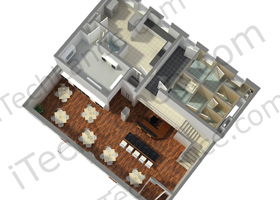 3D floor plan